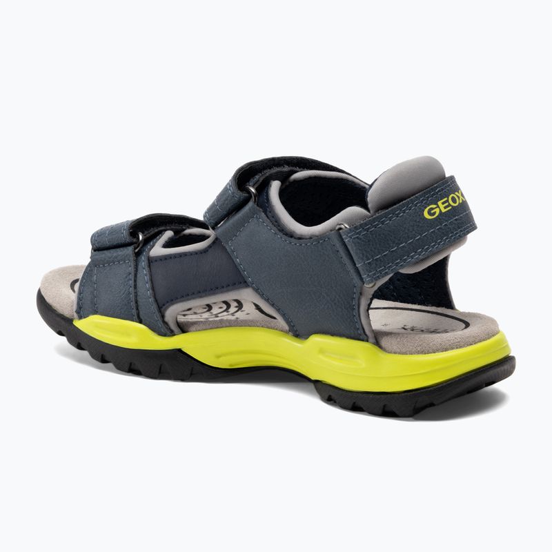 Младежки сандали Geox Borealis avio/lime 3