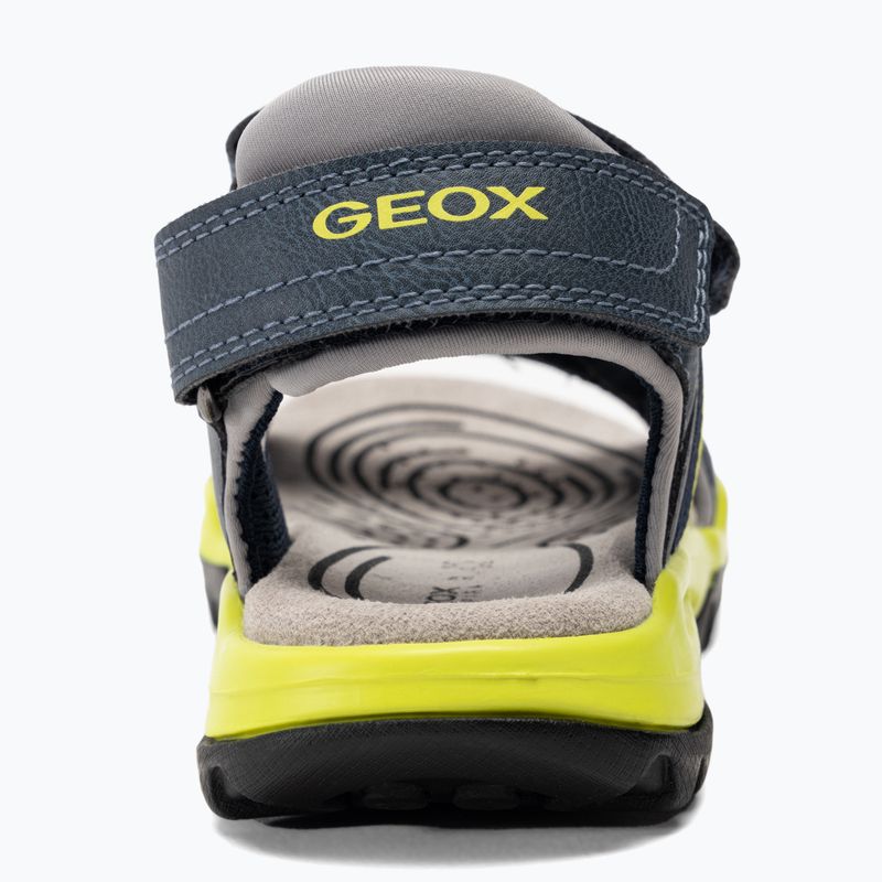 Младежки сандали Geox Borealis avio/lime 6