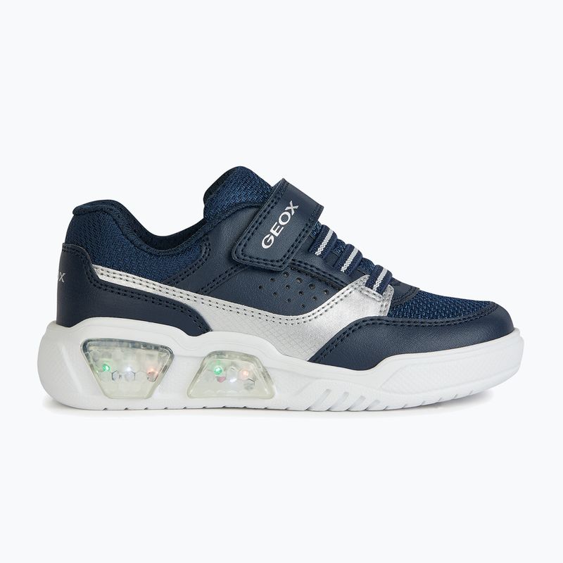 Младежки обувки Geox Illuminus ocean blue/silver 11