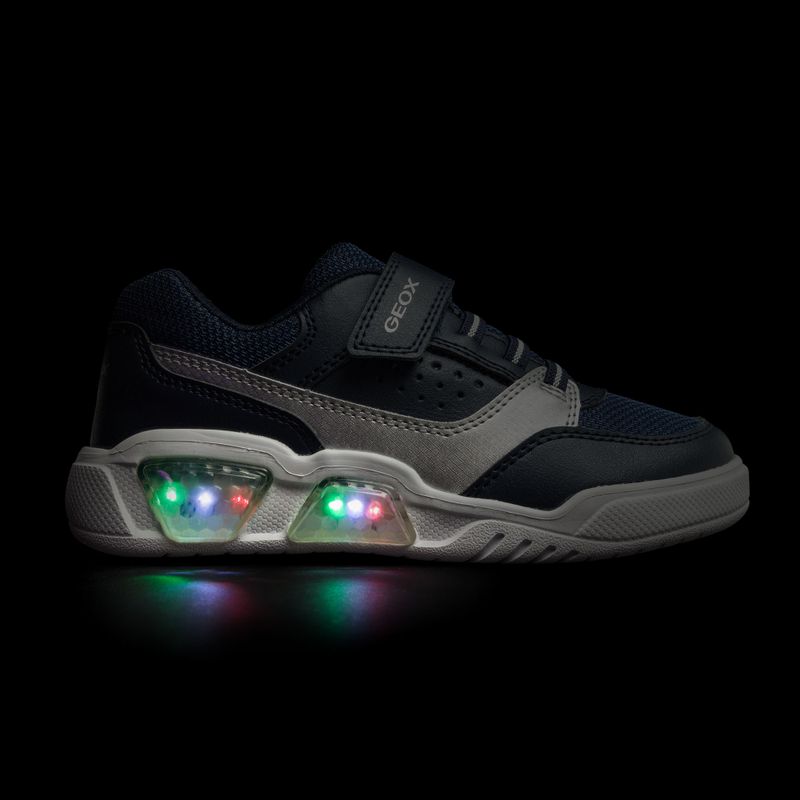 Младежки обувки Geox Illuminus ocean blue/silver 8