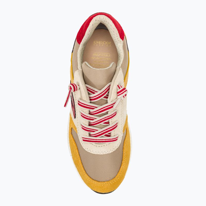 Младежки обувки Geox Alben beige/yellow 5