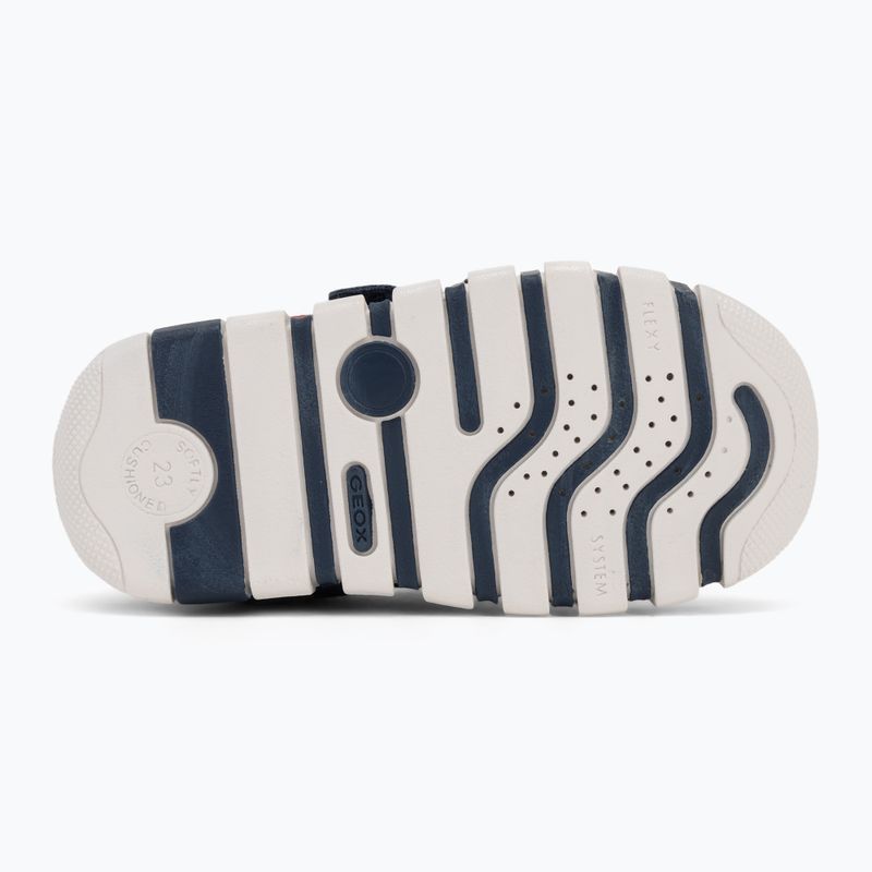 Детски обувки Geox Iupidoo в тъмночервено/тъмночервено 4