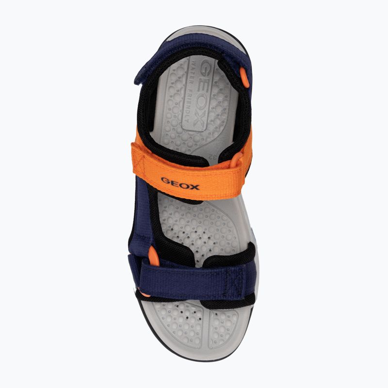 Младежки сандали Geox Borealis ocean blue/orange 5
