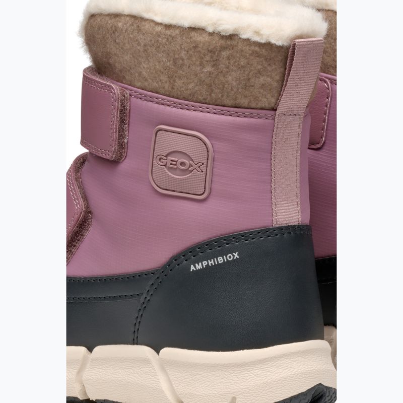 Младежки ботуши за сняг Geox Flexyper ABX dark rose/black 7