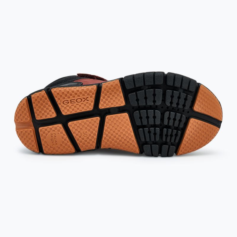 Младежки обувки Geox Flexyper ABX wine/ black 4