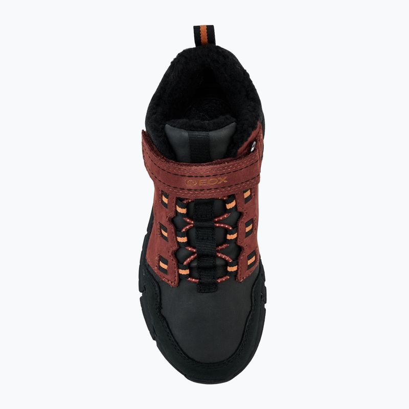 Младежки обувки Geox Flexyper ABX wine/ black 5