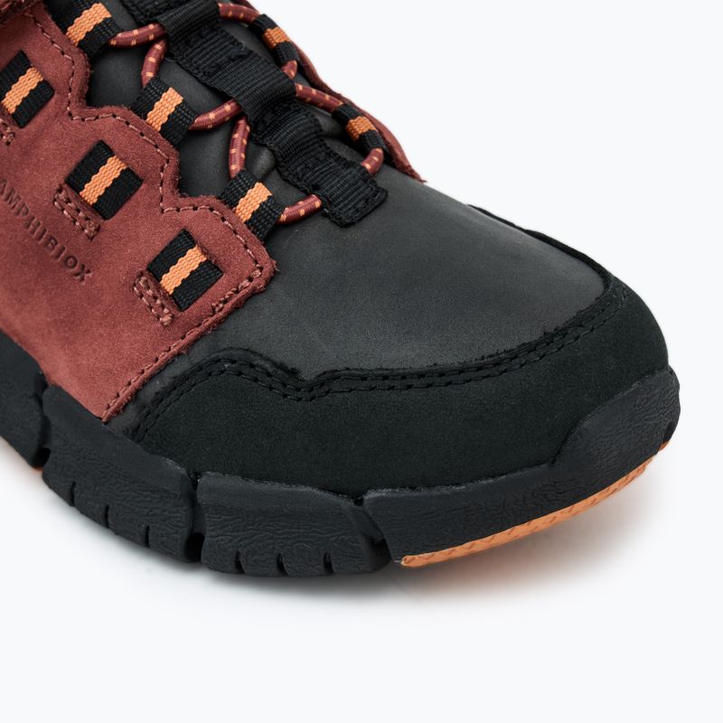 Младежки обувки Geox Flexyper ABX wine/ black 7