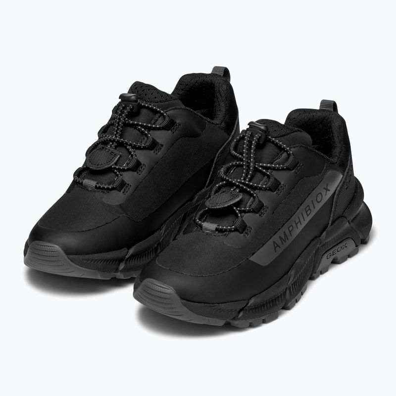Младежки обувки Geox Flexyper Plus ABX black/dark grey 10