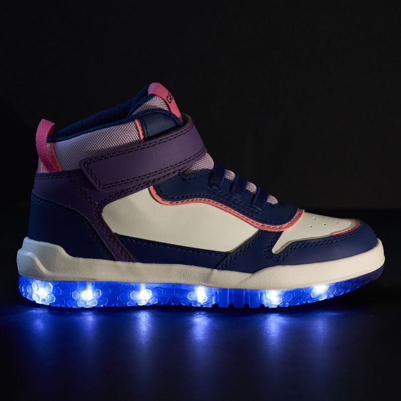 Детски обувки Geox Buzzerlight navy/dark purple 8