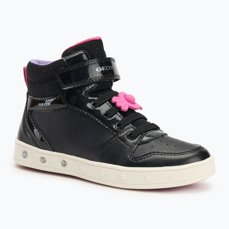 Детски обувки Geox Skylin black/fuchsia