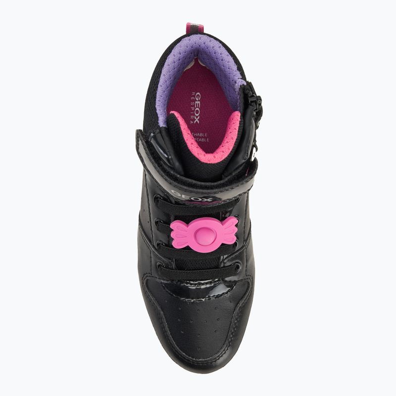 Детски обувки Geox Skylin black/fuchsia 5