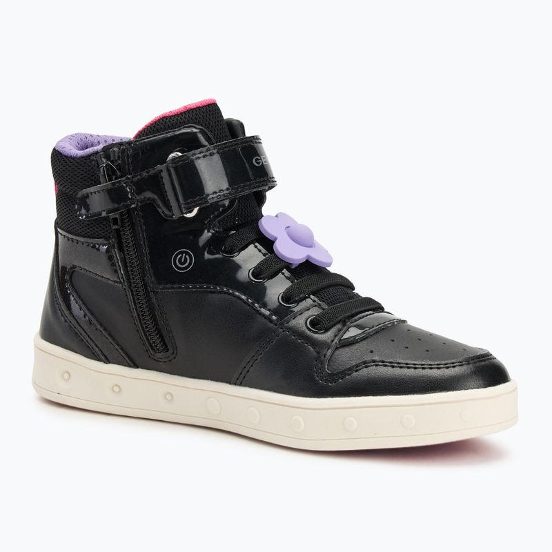 Детски обувки Geox Skylin black/fuchsia 8
