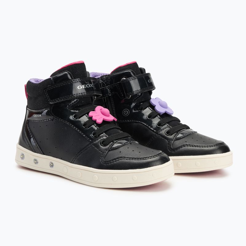 Детски обувки Geox Skylin black/fuchsia 9