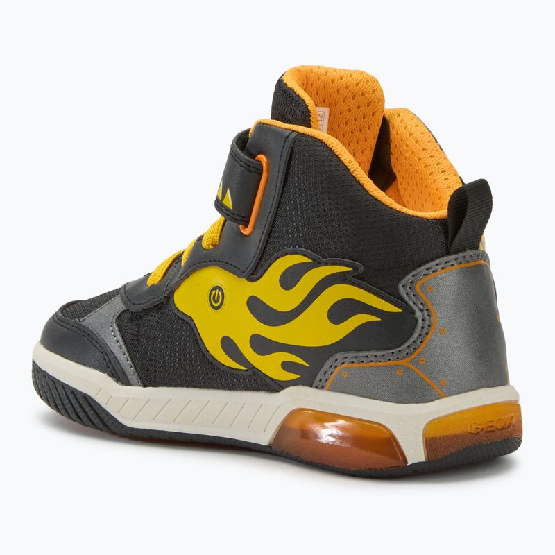 Младежки обувки Geox Inek black/yellow 2