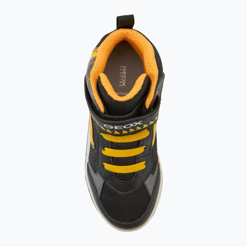 Младежки обувки Geox Inek black/yellow 5