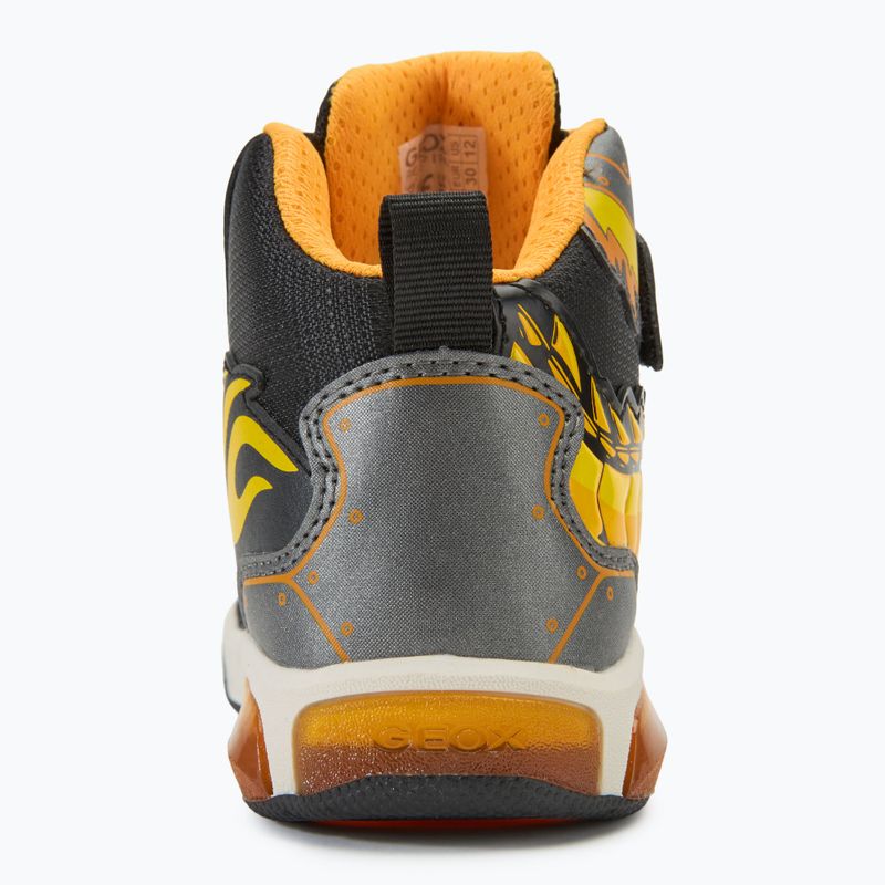 Младежки обувки Geox Inek black/yellow 6