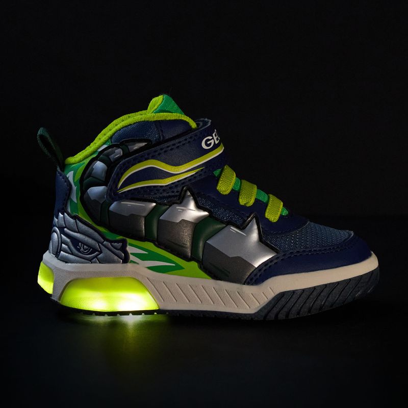 Детски обувки Geox Inek navy/lime green 8