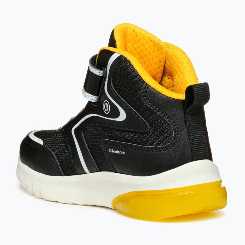 Младежки обувки Geox Ciberdron black/yellow 4