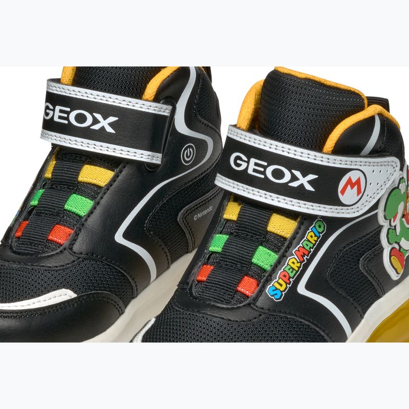 Младежки обувки Geox Ciberdron black/yellow 7