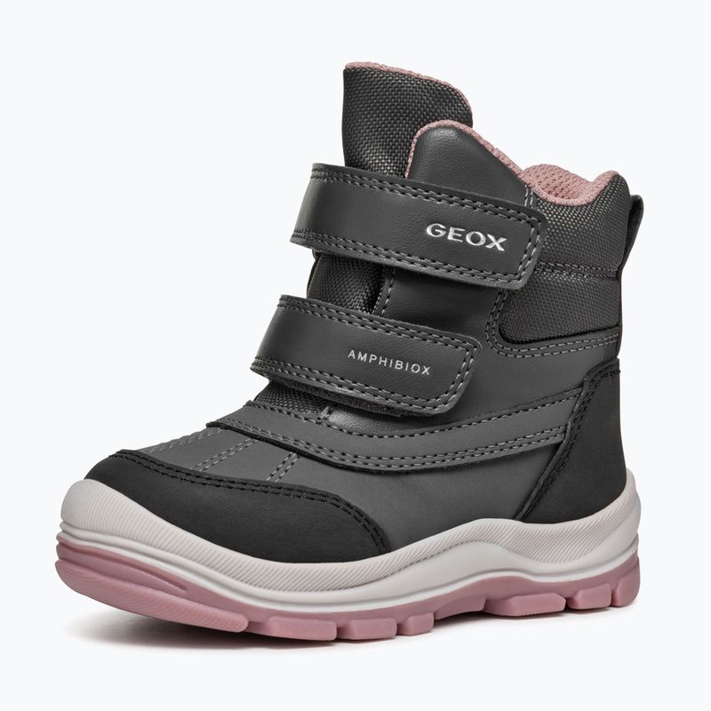 Детски обувки Geox Flantil ABX anthracite/dark pink 10