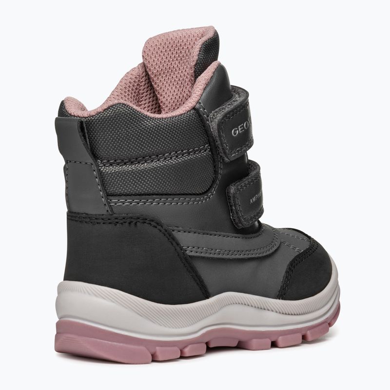 Детски обувки Geox Flantil ABX anthracite/dark pink 12