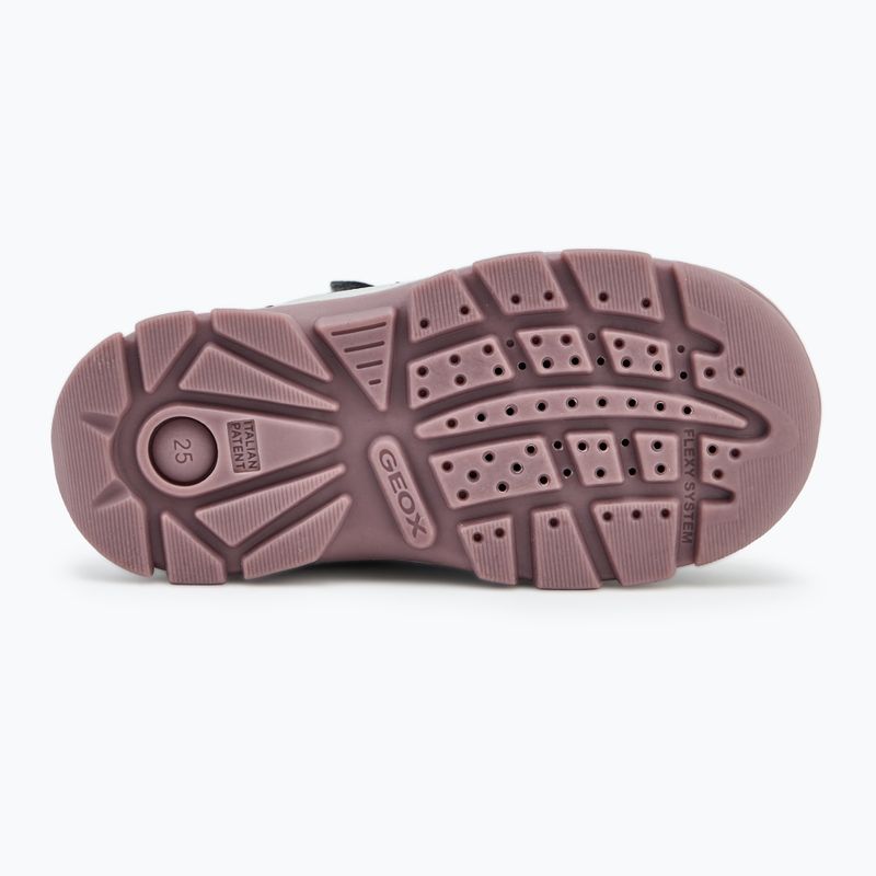Детски обувки Geox Flantil ABX anthracite/dark pink 4