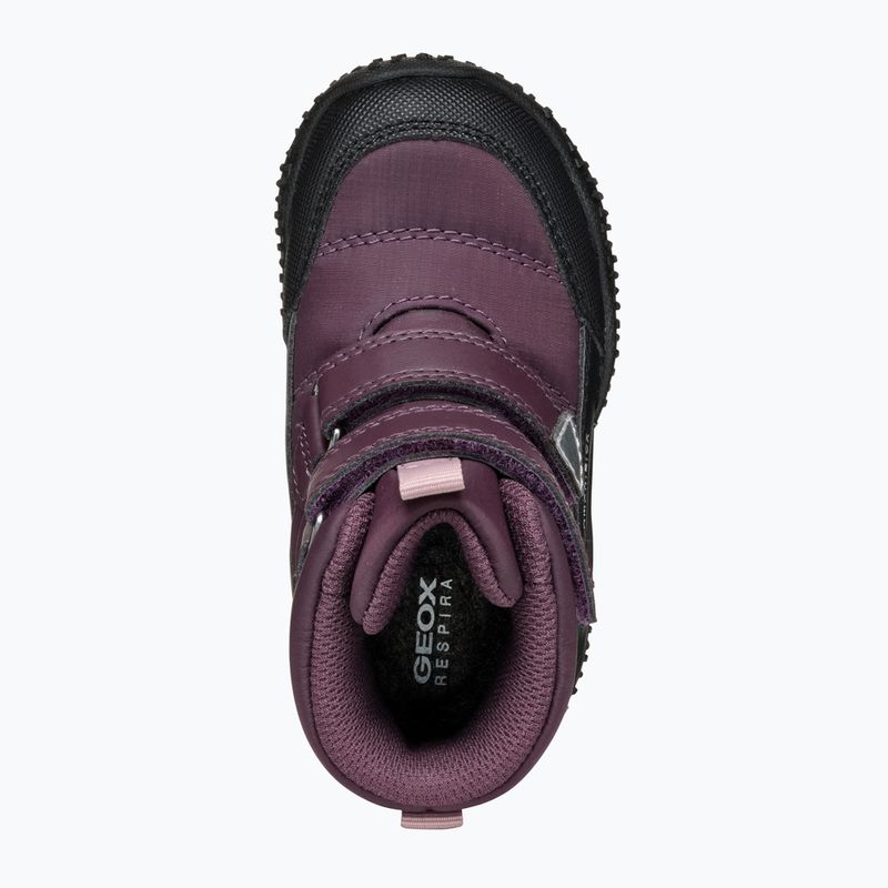 Детски ботуши за сняг Geox Baltic ABX dark burgundy/black 12