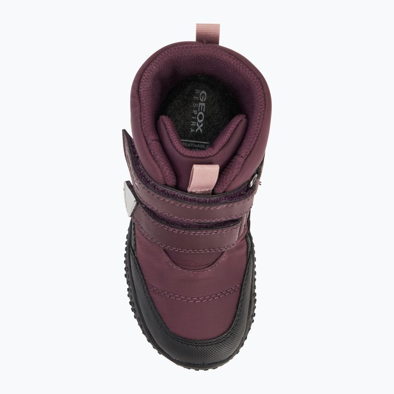 Детски ботуши за сняг Geox Baltic ABX dark burgundy/black 5