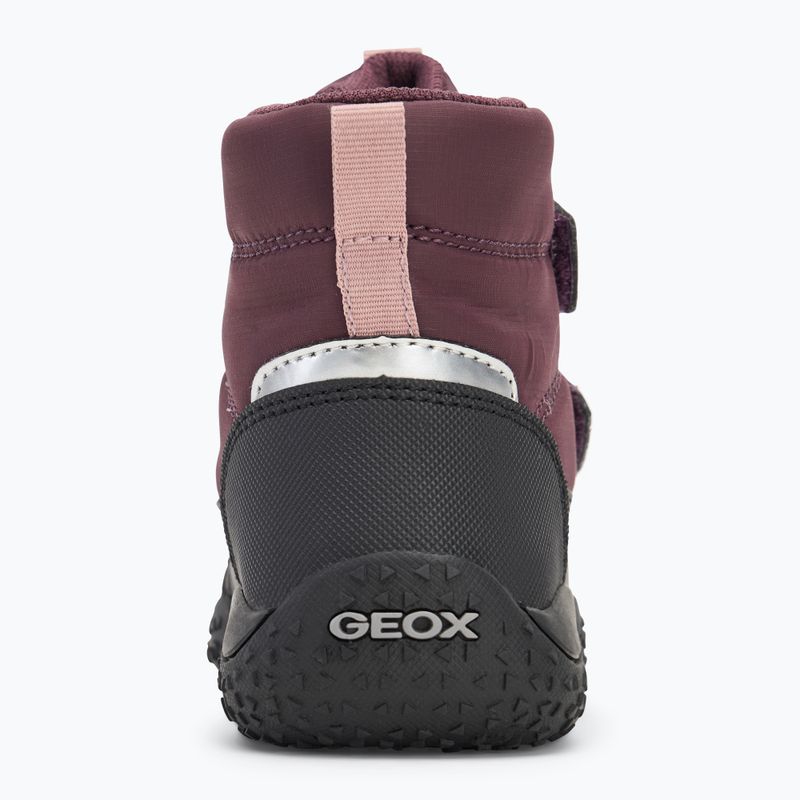 Детски ботуши за сняг Geox Baltic ABX dark burgundy/black 6