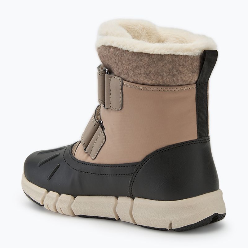 Младежки ботуши за сняг Geox Flexyper ABX dark beige/black 3