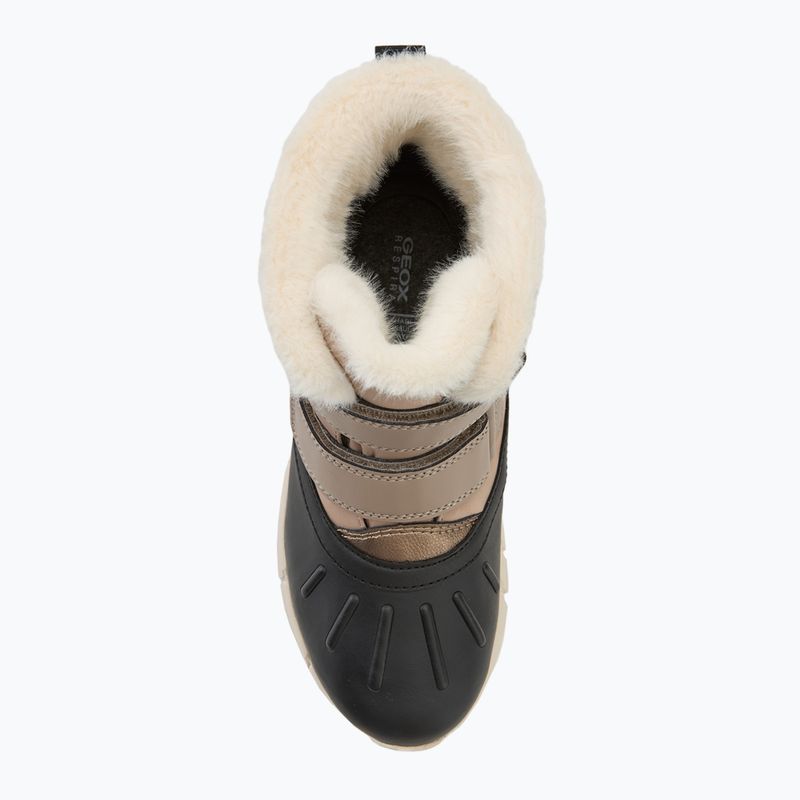 Младежки ботуши за сняг Geox Flexyper ABX dark beige/black 5
