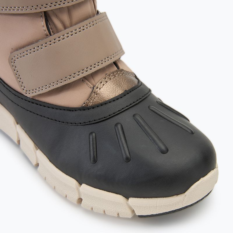 Младежки ботуши за сняг Geox Flexyper ABX dark beige/black 7