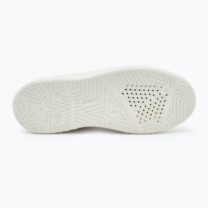 Младежки обувки Geox Mikiroshi light ivory/black 4