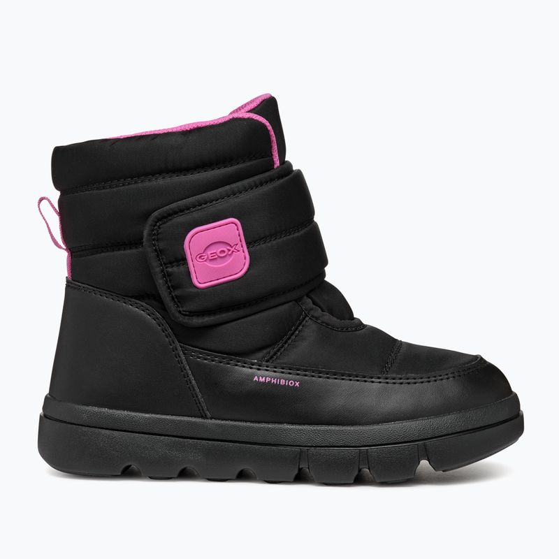 Детски ботуши за сняг Geox Willaboom ABX black / fuchsia 9