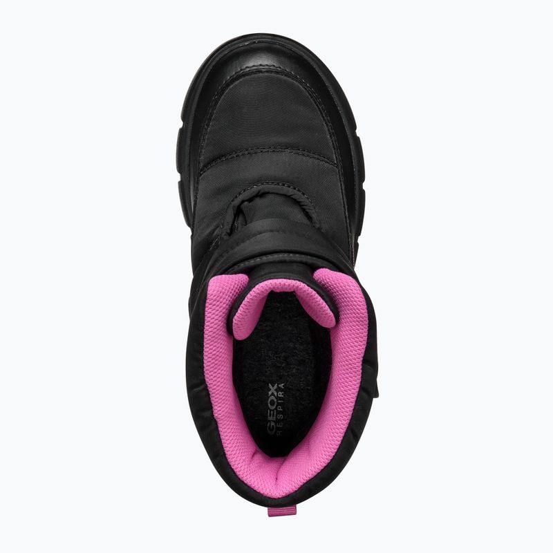 Детски ботуши за сняг Geox Willaboom ABX black / fuchsia 11