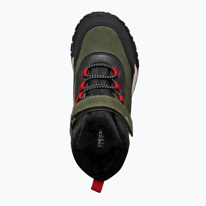 Младежки ботуши за сняг Geox Trekkyup ABX dark green/black 12