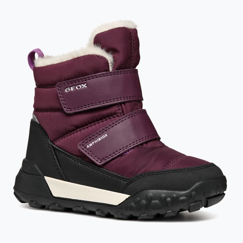 Младежки ботуши за сняг Geox Trekkyup ABX burgundy 8