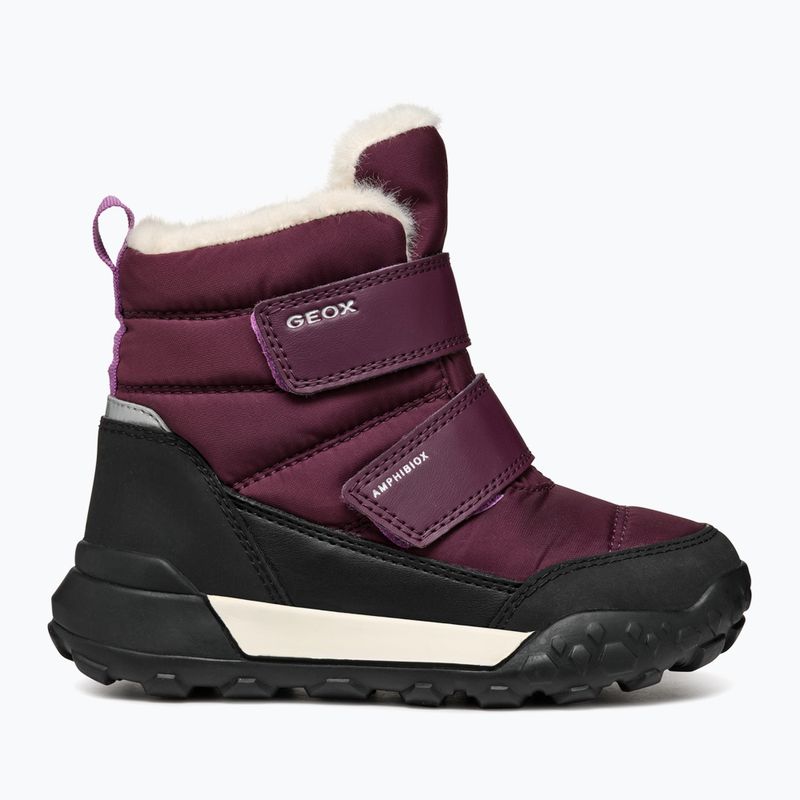 Младежки ботуши за сняг Geox Trekkyup ABX burgundy 9