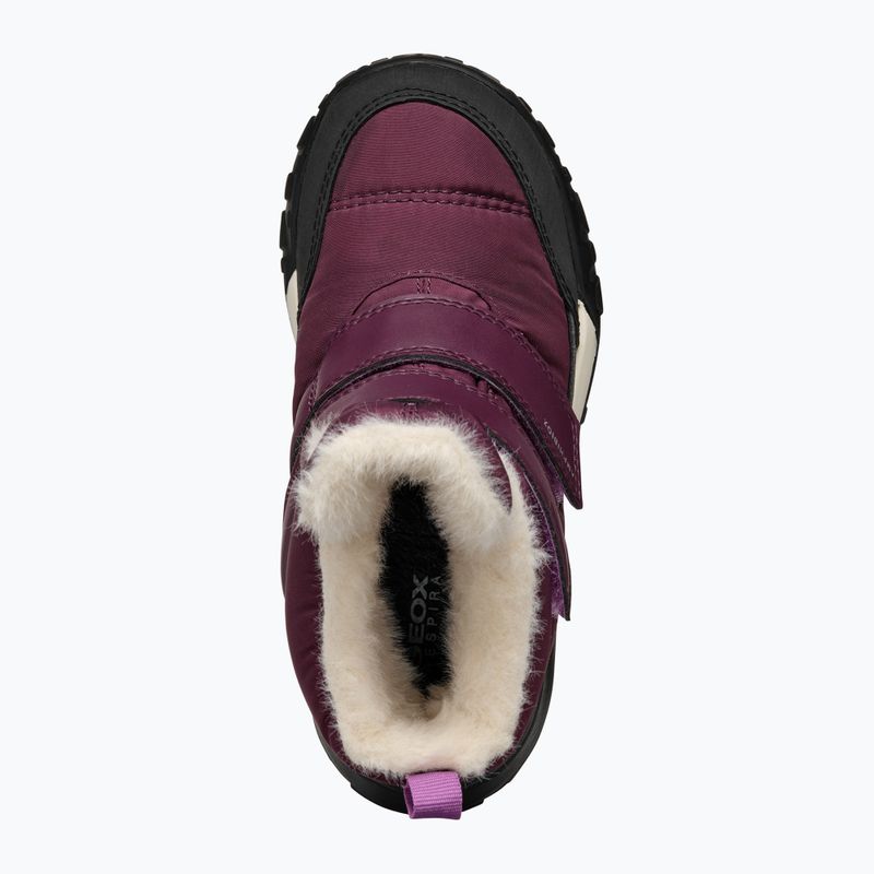 Младежки ботуши за сняг Geox Trekkyup ABX burgundy 11