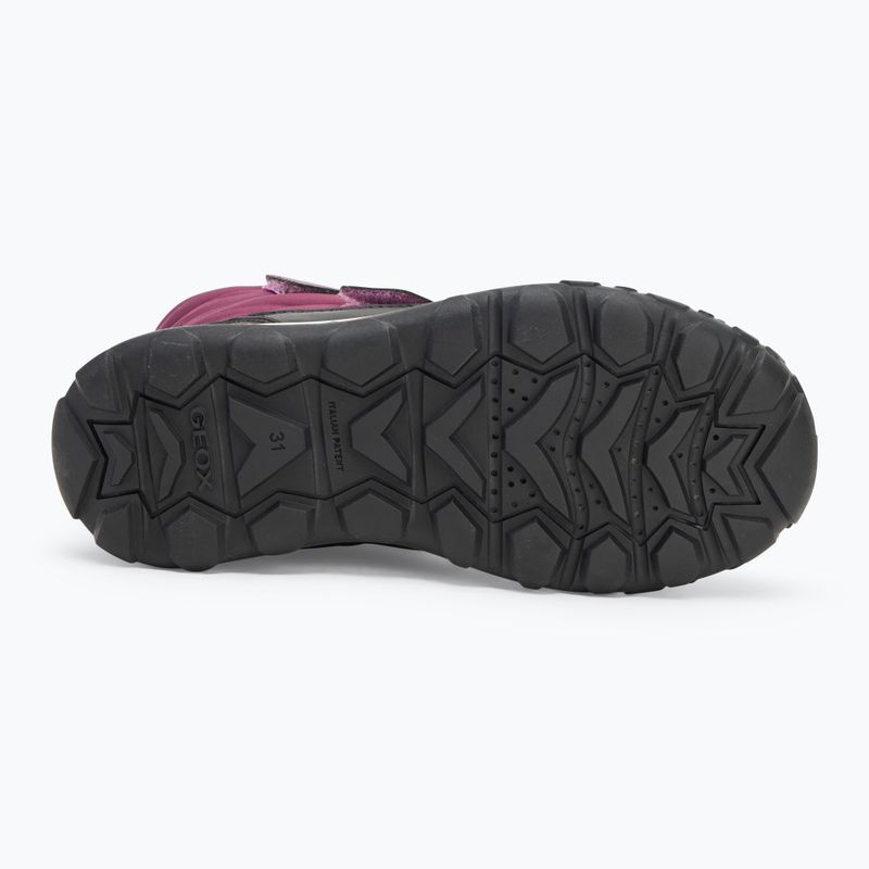 Младежки ботуши за сняг Geox Trekkyup ABX burgundy 4