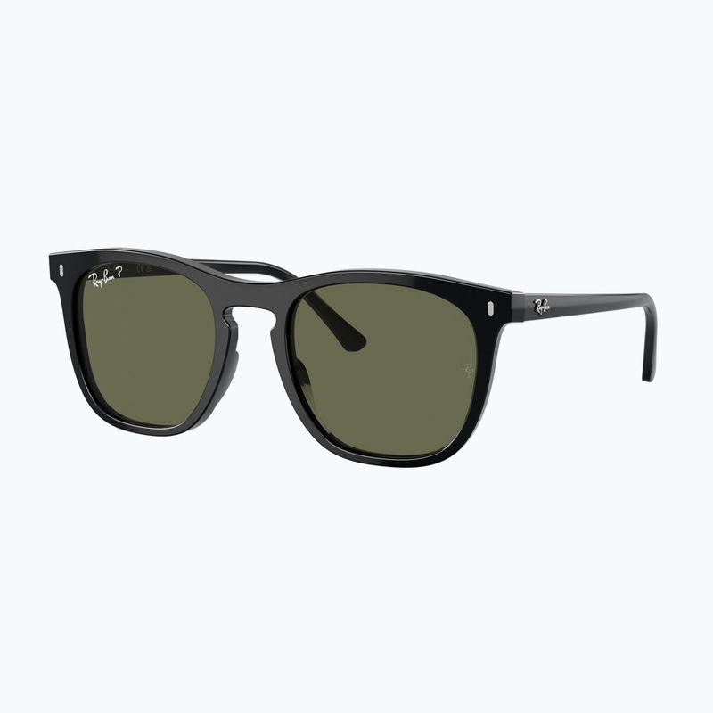 Слънчеви очила Ray-Ban RB2210 black/green polarized 4