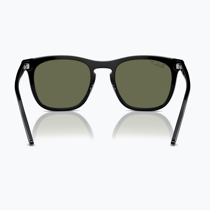 Слънчеви очила Ray-Ban RB2210 black/green polarized 5