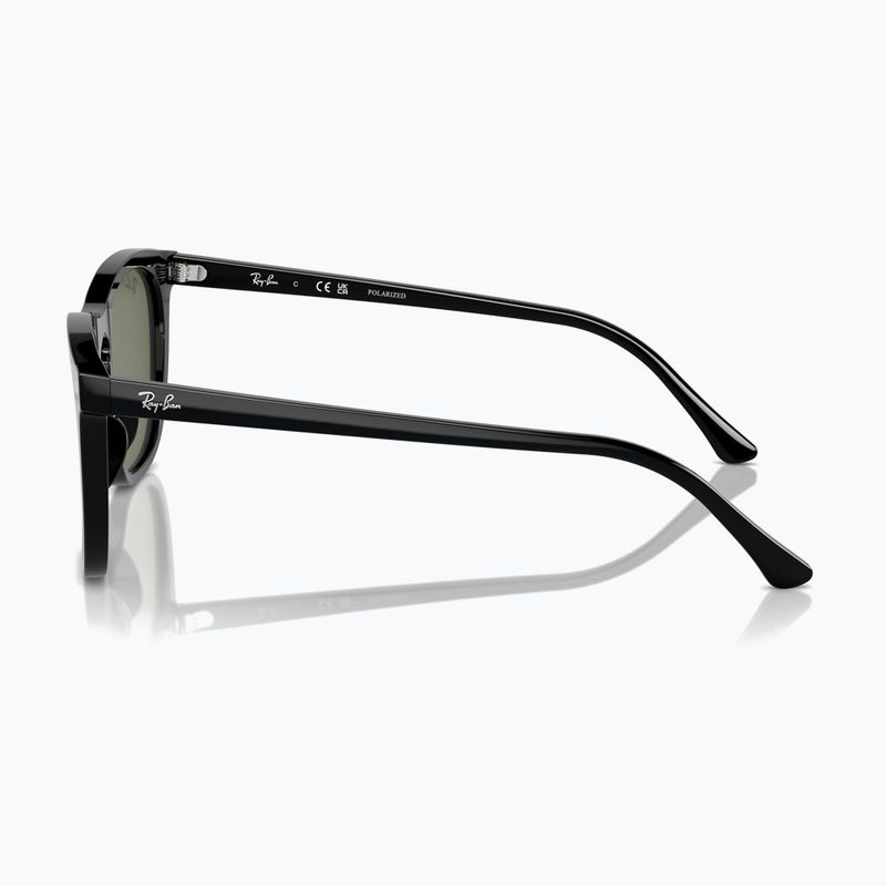 Слънчеви очила Ray-Ban RB2210 black/green polarized 6