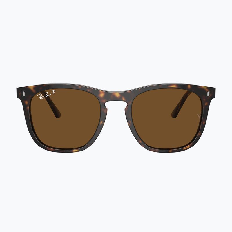 Слънчеви очила Ray-Ban RB2210 havana/brown polarized 2