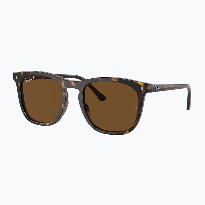 Слънчеви очила Ray-Ban RB2210 havana/brown polarized 4