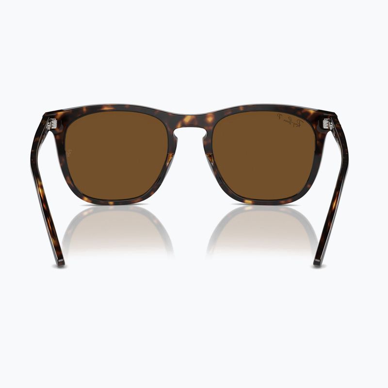 Слънчеви очила Ray-Ban RB2210 havana/brown polarized 5