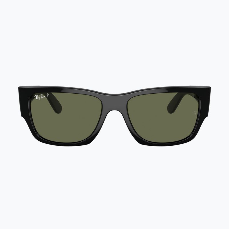 Слънчеви очила Ray-Ban Carlos black/green polarized 2
