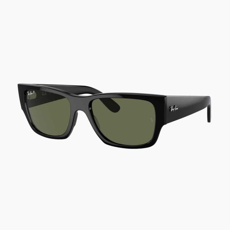 Слънчеви очила Ray-Ban Carlos black/green polarized 4