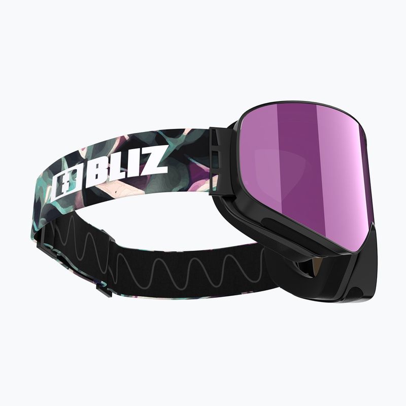 Скиорски очила Bliz Flow matt black/brown ice pink 4