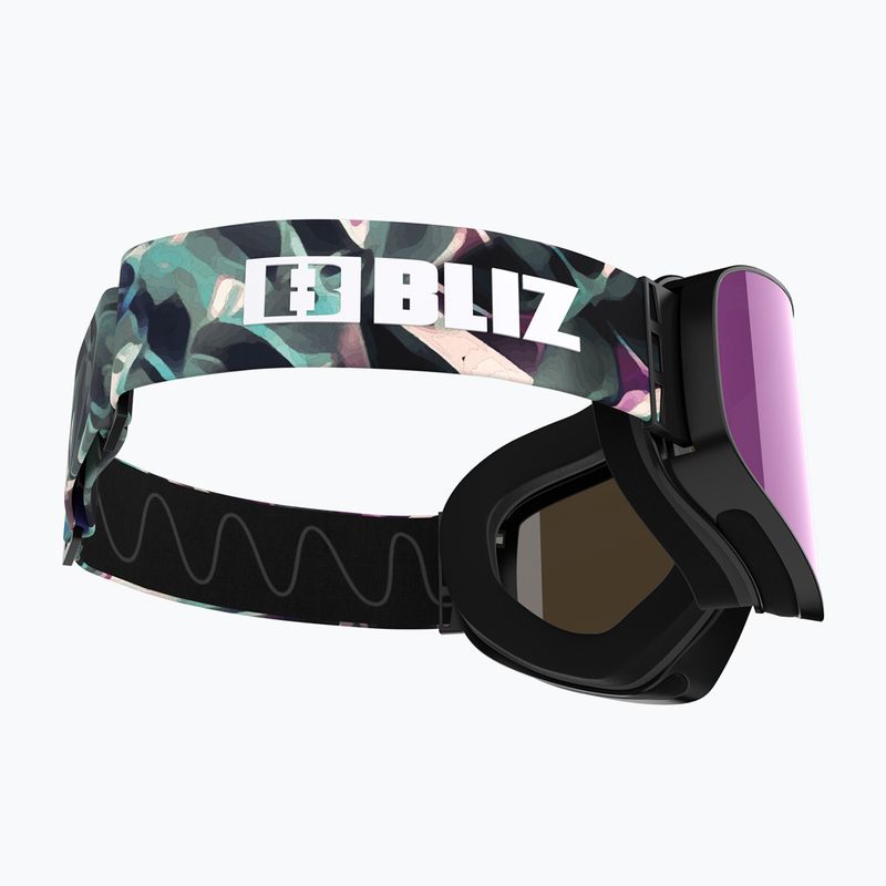 Скиорски очила Bliz Flow matt black/brown ice pink 5